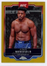 Alonzo Menifield Chrome 2025 Gold Refractor /50 #159