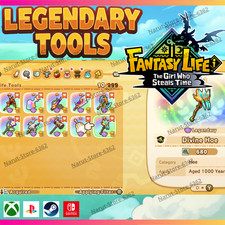 🌟 Fantasy Life I: Legendary Tools Set Item Weapons  The girl Who Steals Time