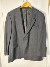 Pierre Balmain Paris Gray Wool Blazer 46R Classic Tailored Suit Jacket