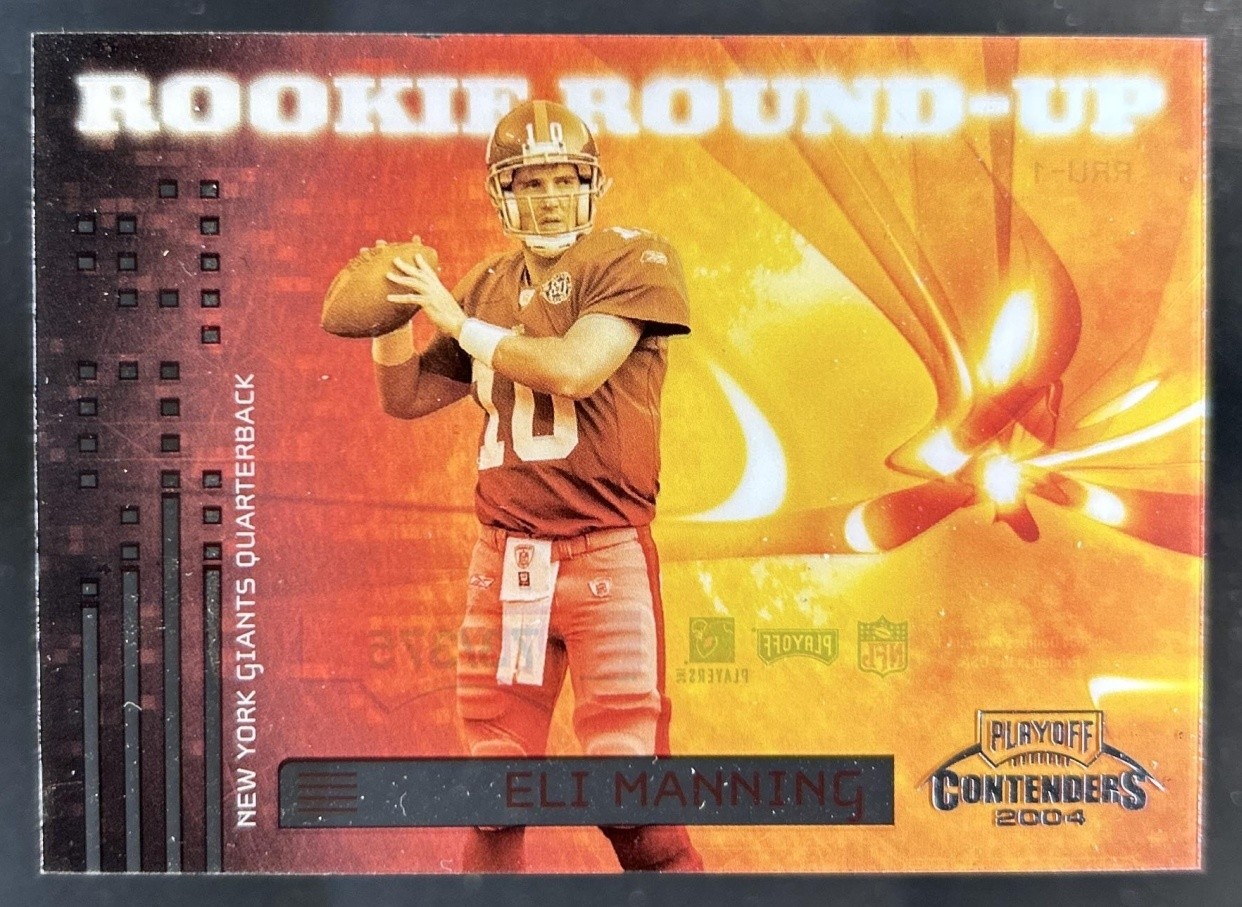 Eli Manning Playoff Contenders Rookie Round-Up #RRU1 Rookie Round-Up