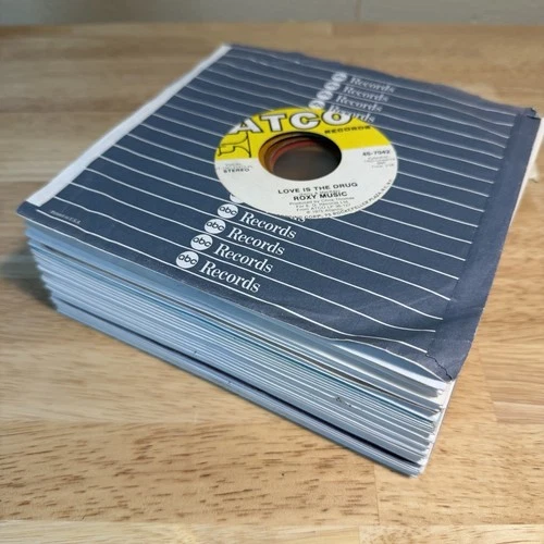 1970s Classic Rock 45 Lot (30 Records) Zeppelin, Neil Young, Elton John, CCR Etc