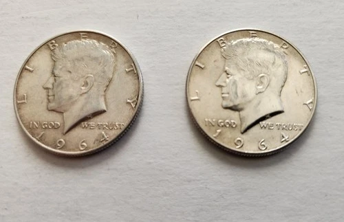 KENNEDY 1964 HALF DOLLAR 90% SILVER