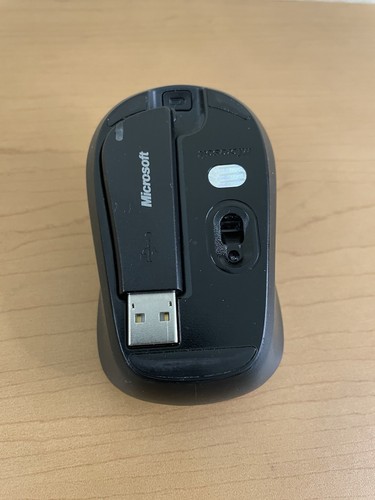 Microsoft Wireless Mobile Mouse 3000 Model 1359 W/ USB Receiver Dongle - Picture 4 of 4