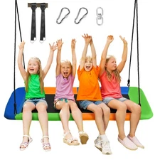 Goplus Outdoor 700lb Giant 60" Platform Tree Swing  w/ 2 Hanging Straps