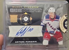 2025-26 UD Black Diamond: Artemi Panarin #G-AP Gemography Clear Diamond /25 (AU)
