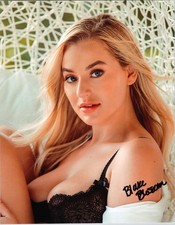 Blake Blossom Sexy Hot Adult Model Autograph Signed 8x10 Photo COA Proof 353