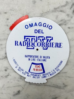 GAGET HOMAGE TV RADIOCORRIERE RAPP. CURRENCY DAYLIGHT SAVING TIME 1971