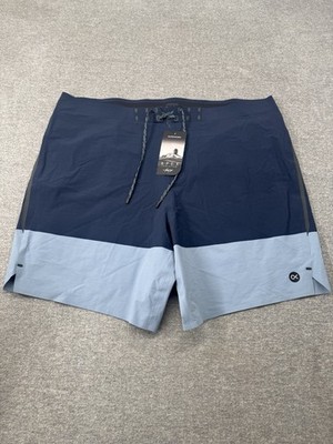 Outerknown APEX Evolution Trunk by Kelly Slater Board Shorts Blue Size 42