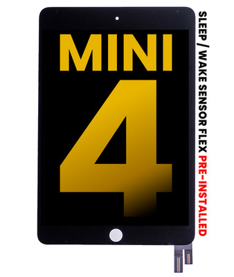 Original Apple iPad Mini 4 Display Touchscreen Schwarz mit neuem Glas