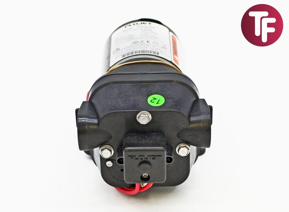 Bomba controlada de presión cuádruple Flojet R4405343A 1/2" con derivación 24v 12,5LPM Foto 3 de 4