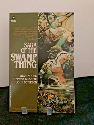 Saga Of The Swamp Thing  TPB Alan Moore First Print 1987 Warner Books