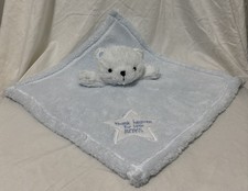 Baby Gear Lovey Thank Heaven For Little Boys Teddy Bear Blue Plush Security