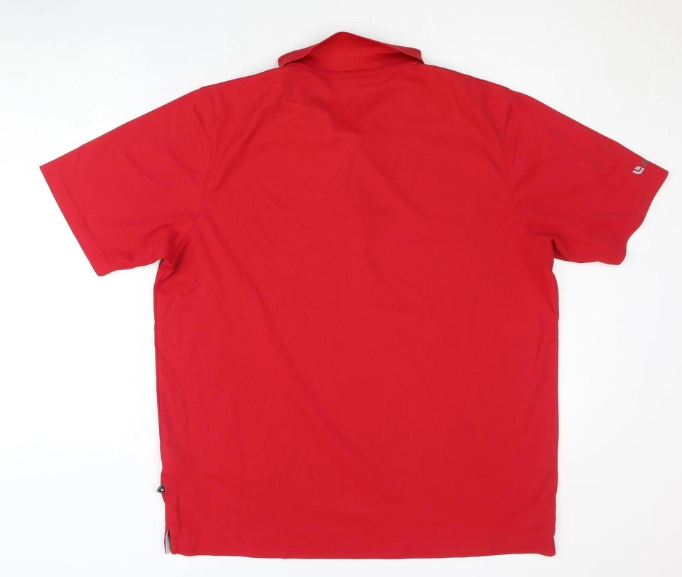 Linea Primero Herren Poloshirt rot L - Freizeit bequem - Bild 2 von 4