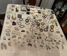 VINTAGE Collector Costume Jewelry -LARGE LOT of Over 100 (Read)