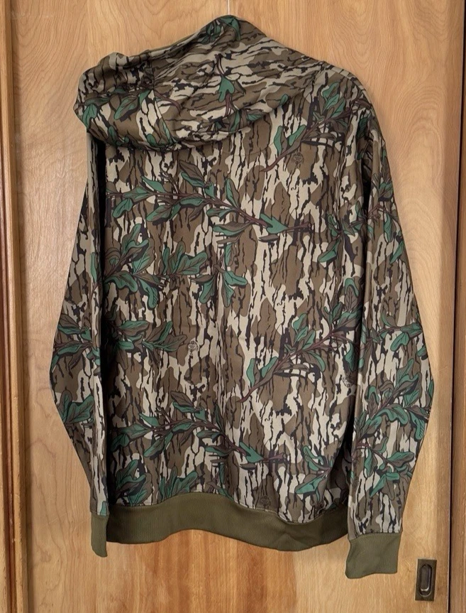 Drake Men's Ol' Tom Back Eddy Embossed Mossy Oak Greenleaf Hoodie Size XL NWT - Image 4 of 4