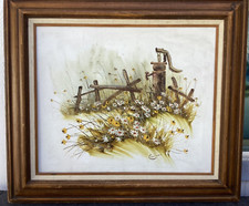 Vtg Corbeau Oil Painting Flowers Water Pumpstill Life Artistic Interiors W Coa Vtg Corbeau Oil Painting Flowers Water Pumpstill Life Artistic Interiors W Coa
