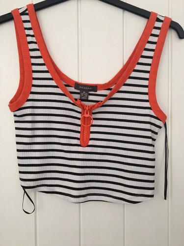 orange vest top primark