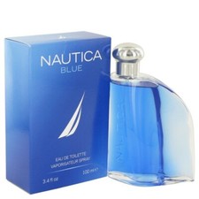 NAUTICA BLUE by Nautica 3.4 oz EDT Cologne for Men  FREE SHIPPING  
