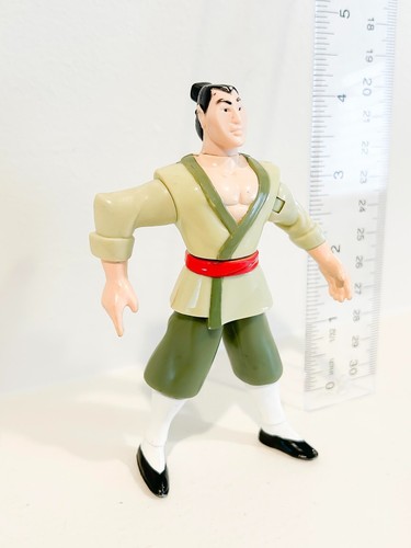 1998 Captain Li Shang 4" Movie Actionfigur Disney Mulan - Bild 2 von 3