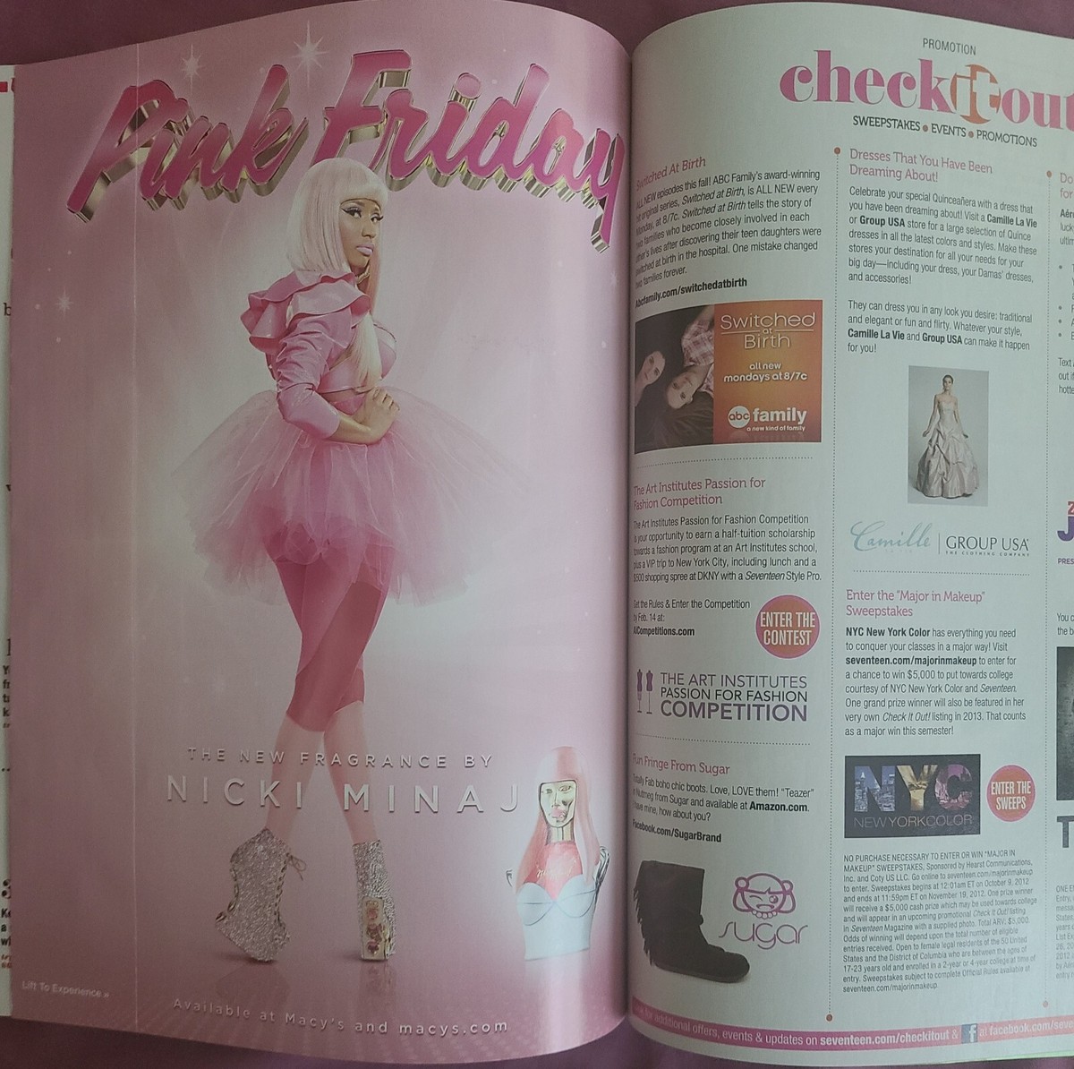 Seventeen Magazine One Direction November 2012 - Harry Styles