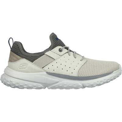 Skechers Solvano Caspian Mens Shoes Grey Stylish Casual