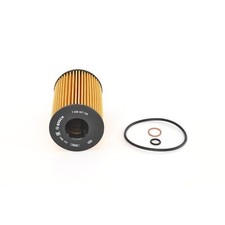 Inserto de filtro de aceite de papel Bosch con sello F026407158 - OEM para BMW y Rolls-Royce