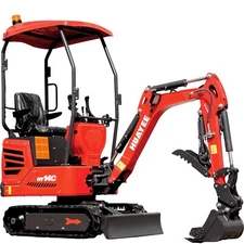 HUAYEE Free Ship Mini Excavator 1.4 Ton Tracked Digger 13.5HP B&S EPA Gas Engine