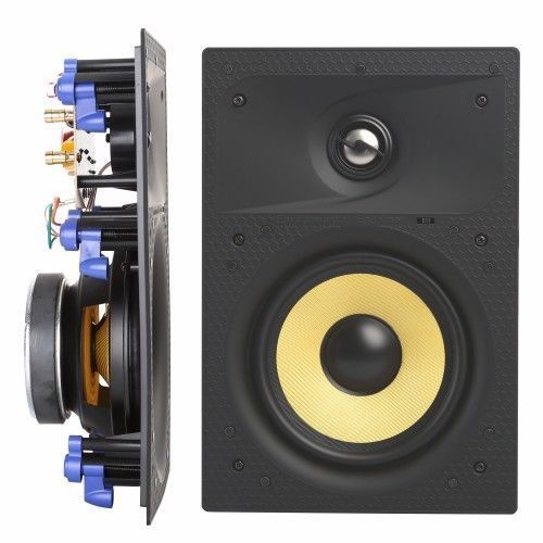 5 Pack - TDX 6.5" 2-Way In Wall Home Theater Surround Sound Speaker Flush White - Picture 3 of 11