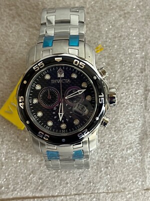 Brand New Invicta men’s watch never try on or worn Invicta Mens 50mm Watch Gold Tone Blue Dial Chronograph  main image 2