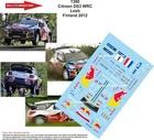 DECALS 1/24 REF 1380 CITROEN DS3 WRC SEBASTIEN LOEB RALLY FINLAND 2012 RALLY
