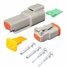 2 Pin Deutsch DT DT04-2P DT06-2S  waterproof electrical connector kit