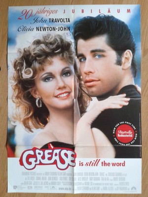 MUSICAL: GREASE 1978 German 1sheet poster - Olivia Newton-John