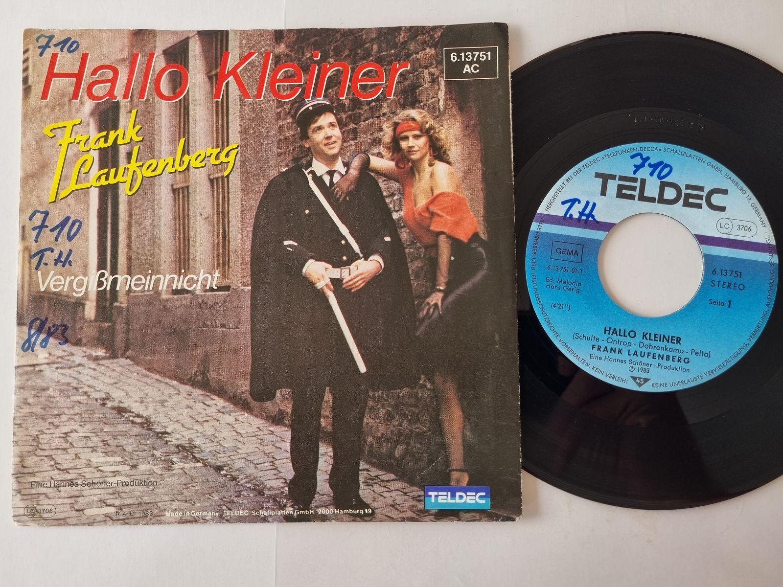 7"" Single Frank Laufenberg - Hallo Kleiner Vinyl Germany
