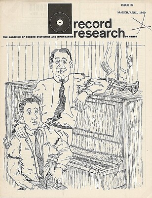 GREAT JAZZ~BLUES~FOLK~R&B~GOSPEL ARTISTS~RECORD RESEARCH MAGAZINE~ISSUE #27 1960