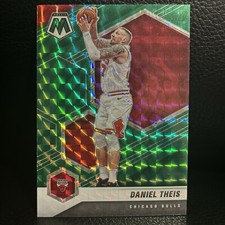 Daniel Theis 2020-21 Panini Mosaic Green Prizm #139 Reactive Refractor Card