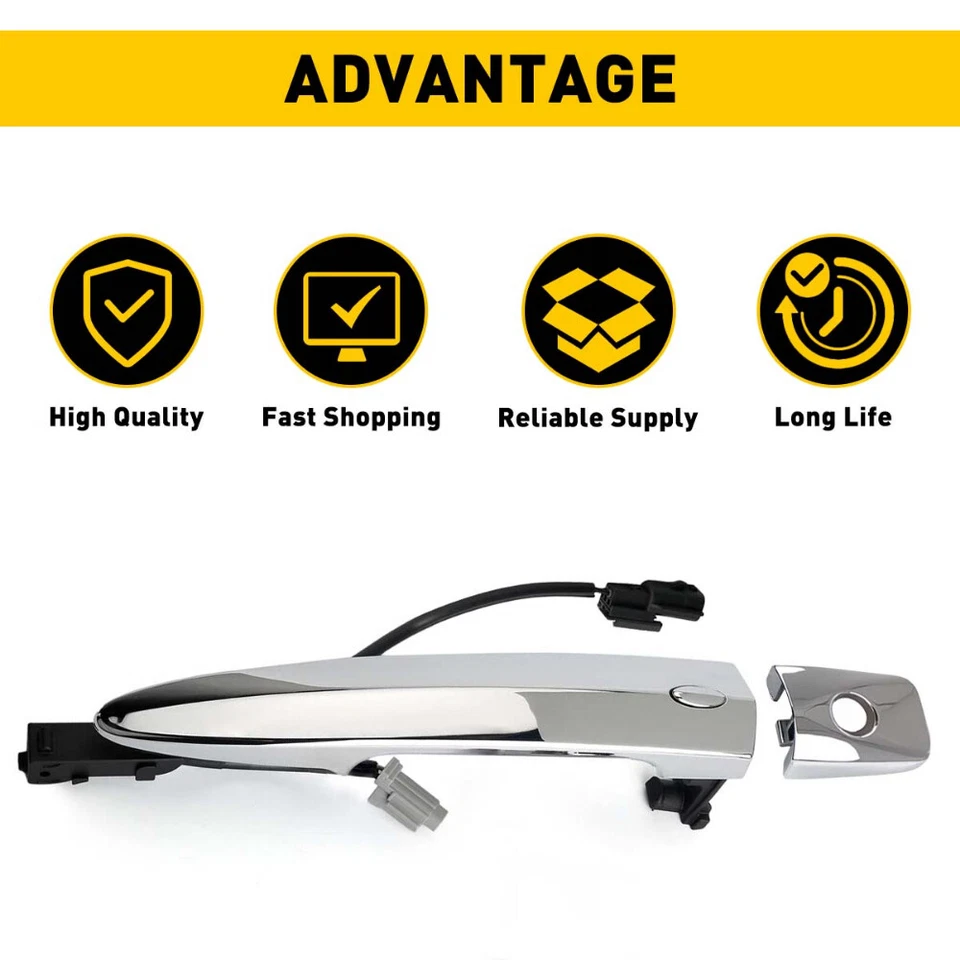 Manija de puerta delantera izquierda 806469N00A conductor para Nissan Leaf Máxima Murano Sentra H Foto 3 de 4