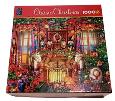 NEW Ceaco Ciro Marchetti Classic CHRISTMAS BY THE FIREPLACE 1000 Piece Puzzle 