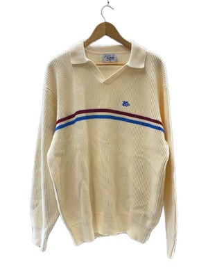Keboz Knit Sweater (Thick) L Cotton WHT | eBay