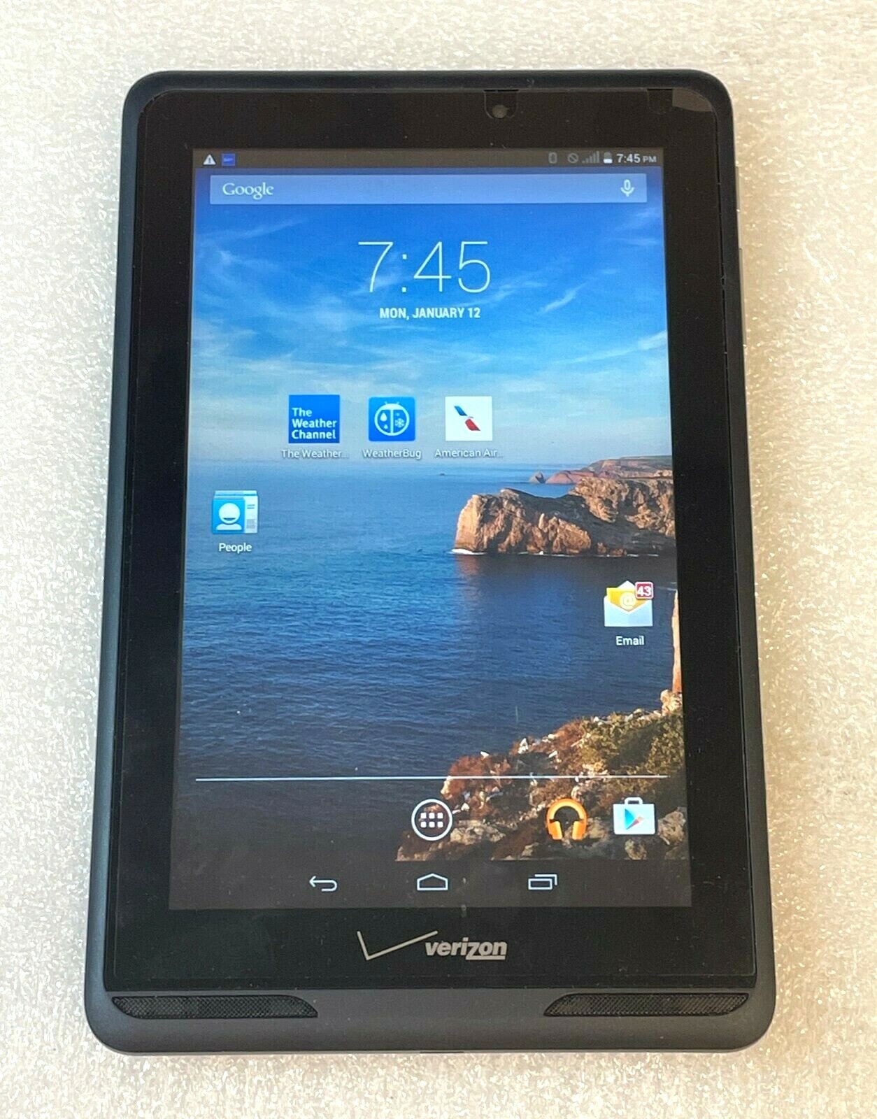 Tablet Verizon Wireless QMV7B Ellipsis 7