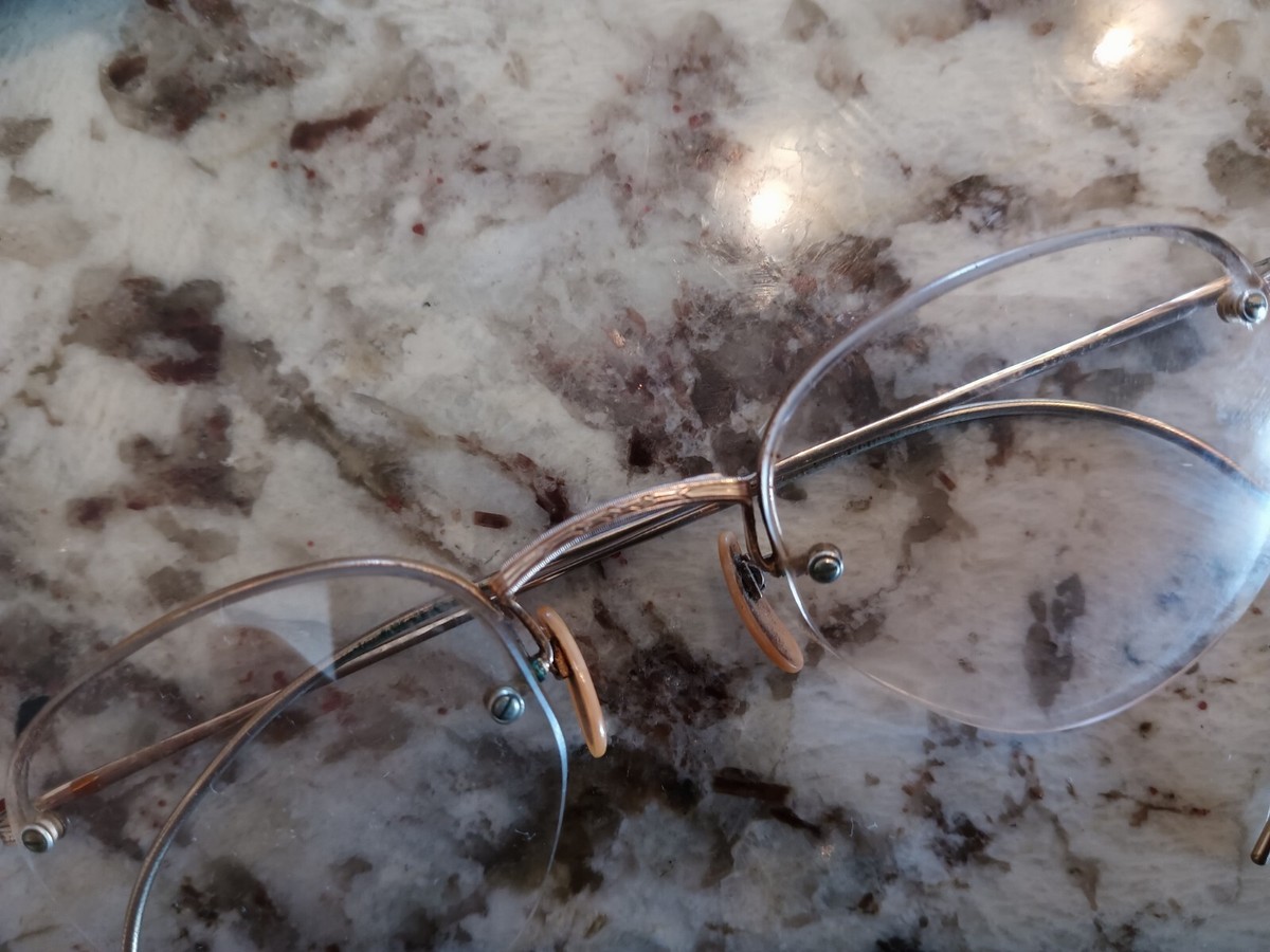 Vintage American Optical Ful-Vue 1/10 12KGF 44 Long Rimless | eBay