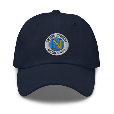 SSC Napoli 80'' Italy Retro Calcio Embroidered Dad Hat Soccer Football Cap