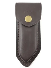 Leather Sheath For 5-1/8" Pocket Knife Flap & Snap 9149-X