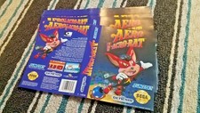 BOX ART ONLY Aero the Acro-Bat Original Sega Genesis Case Sleeve OEM