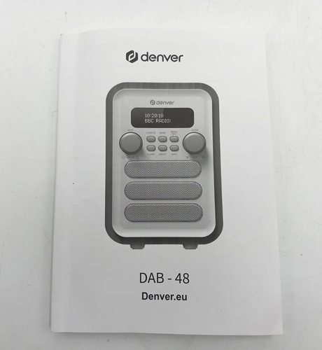 Denver DAB-48 DAB White FM Radio mit Bluetooth und Bedienungsanleitung Braun - Bild 12 von 13