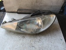 PEUGEOT 206 2005 NSF PASSENGERS SIDE FRONT HEADLIGHT HEADLAMP 9630869780