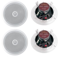 Pyle Pdic80 8'' 1200w 2-way In-ceiling/wall Home Speaker System, White (2 Pair) on sale Pyle Pdic80 8'' 1200w 2-way In-ceiling/wall Home Speaker System, White (2 Pair) on sale