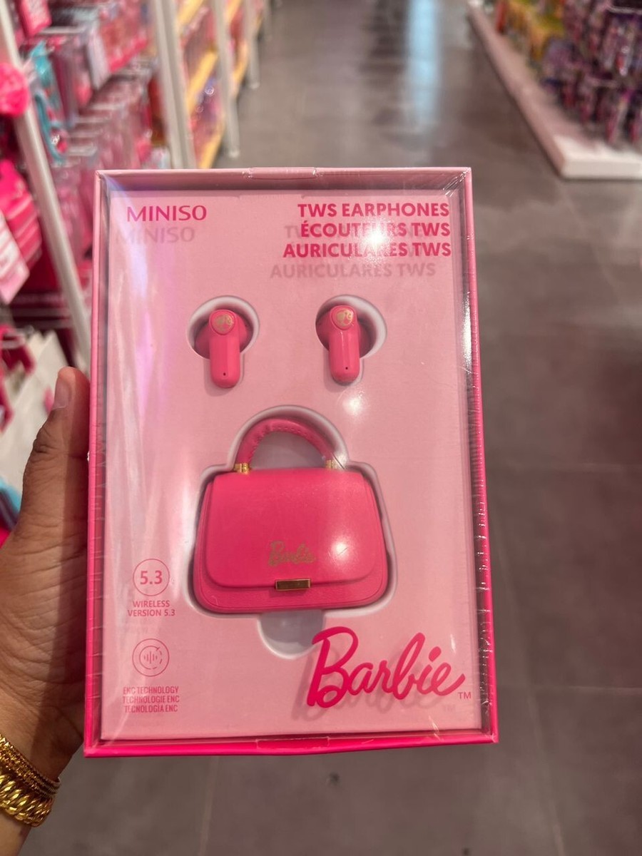 【日本未発売】MINISO x Barbie海外限定コラボ商品　イヤホン 日本未入荷】MINISO x Barbie 【海外限定コラボ商品】イヤホン