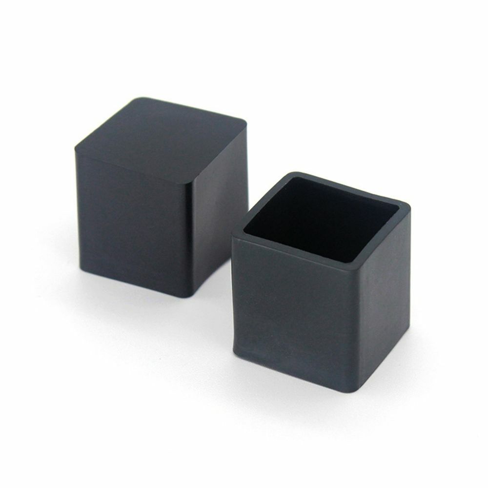 10PCS Square Tube Inserts Plastic End Caps Furniture Feet Chair Legs