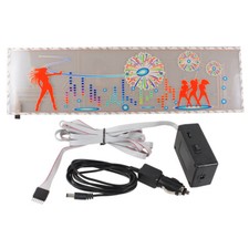 Car Music Rhythm Led Flash Light Sticker Dance Sound Activated Equalizer Lamp