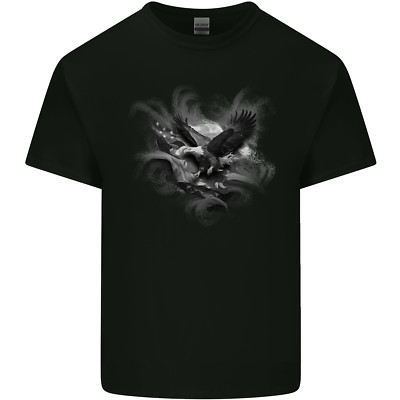 T-Shirt Flying American Eagle & USA Flagge Kinder